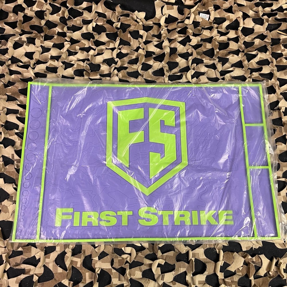 NEW First Strike Gun Tech Mat - Purple/Lime