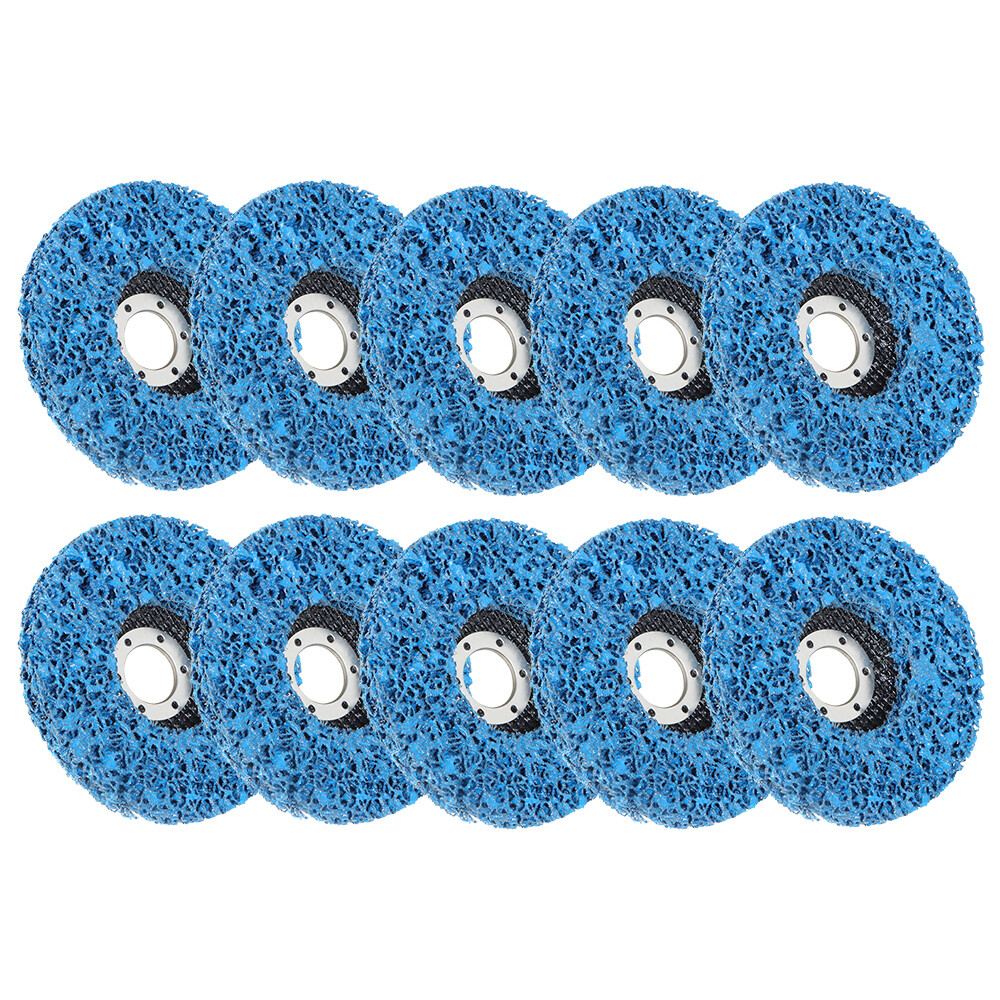 10 Piece 4.5'' Poly Strip Disc Wheel Paint Rust Removal Clean Angle Grinder New