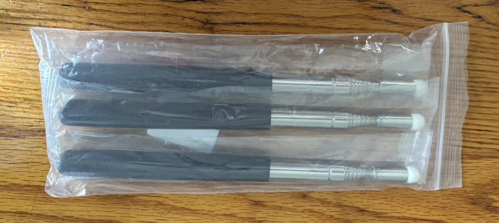 THREE NEW Telescopic Retractable Pointers