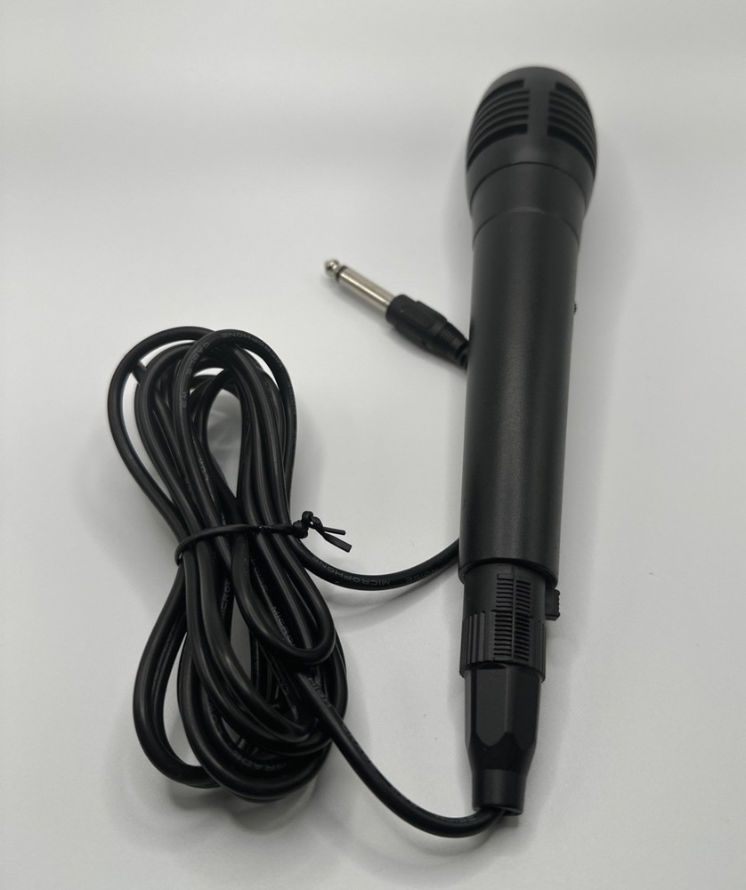 QFX M‑210 Wired Dynamic Microphone Unidirectional with 8ft Cable – Tested