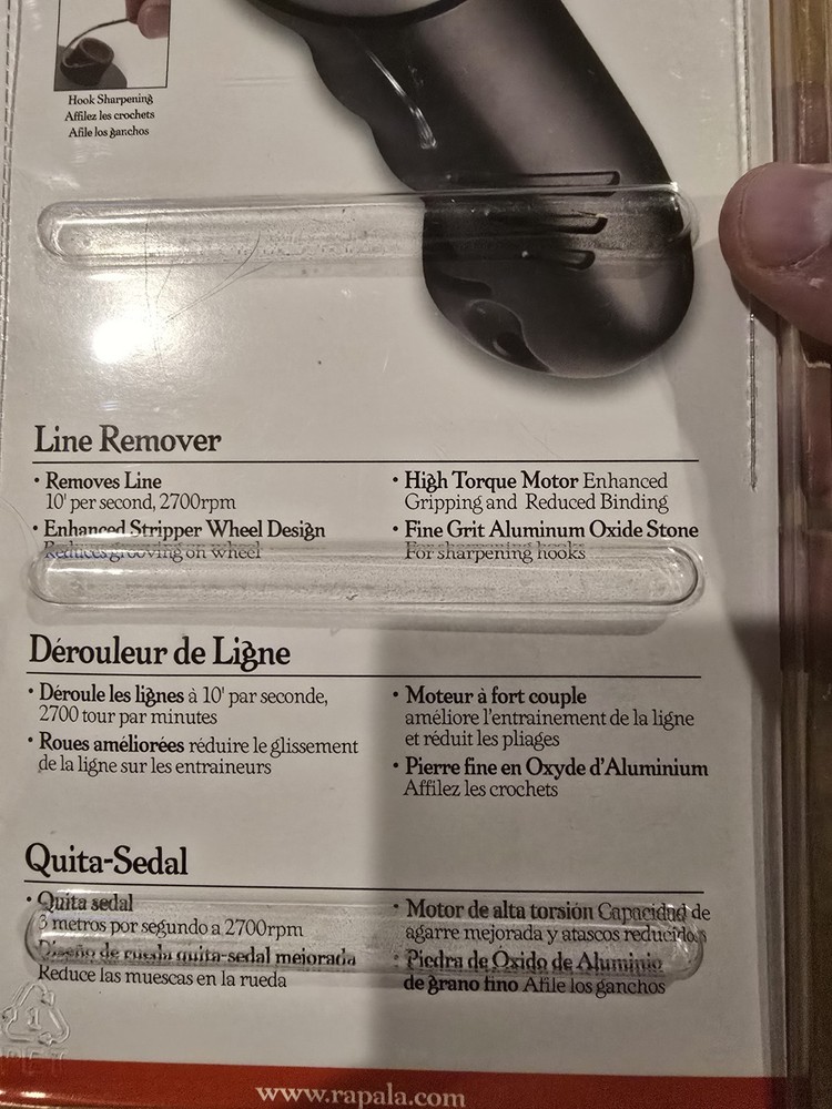 Rapala Compact Line Remover and Fishing Hooker Sharpener. Unopened