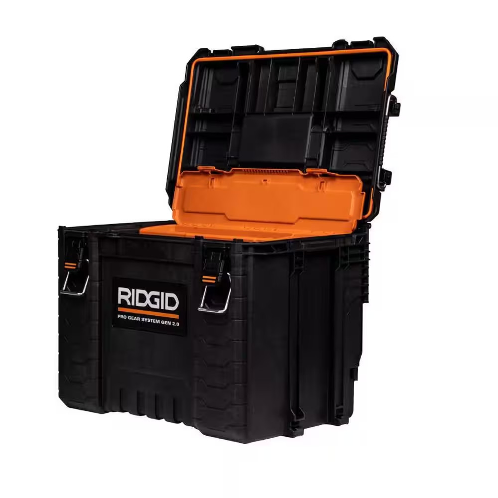 Pro Gear System Gen 2.0 Stackable XL Tool Box, Durable Power Tool Case, and Comp