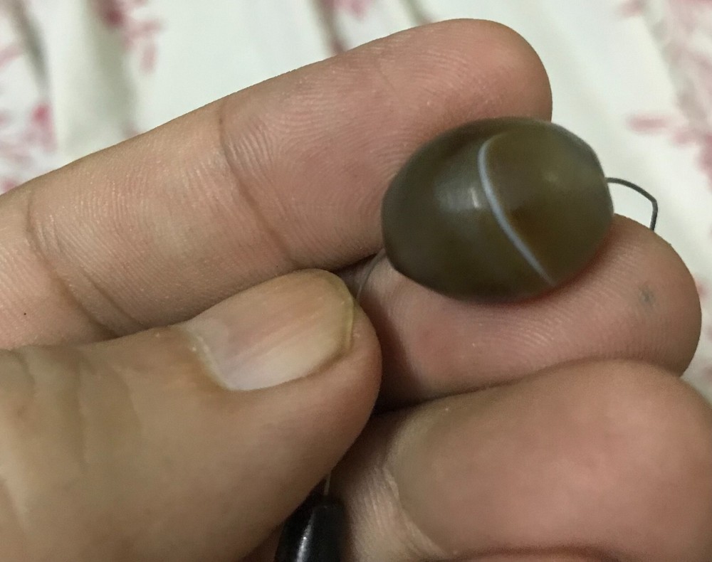 ancient agate stone bead bactrian c.200-100 bc ##PK17##
