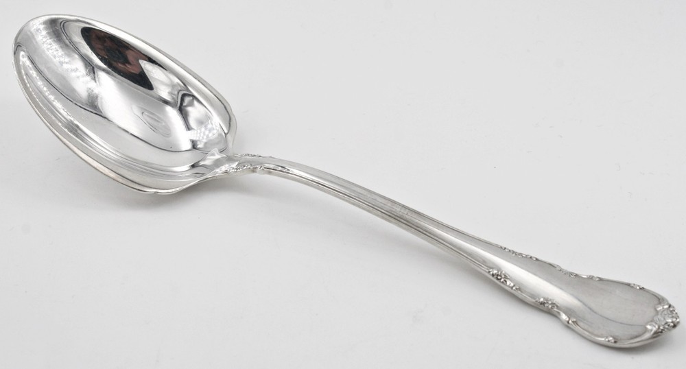 Lunt Sterling Silver Sugar Spoon Modern Victorian Pattern 5-7/8"