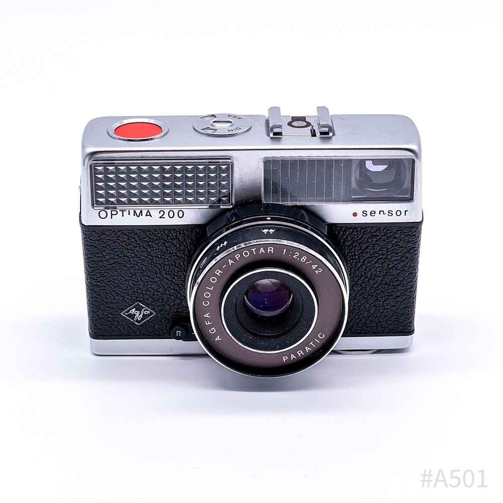 Agfa Optima 200 Sensor Camera Rangefinder Camera Color-Apotar Paratic 1:2.8/42