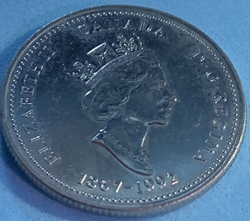 🇨🇦 1992 Canada 25¢ – Saskatchewan – 1867-1992 Confederation Commemorative