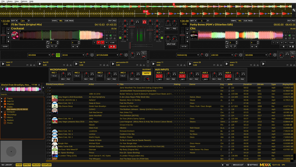 PRO DJ 2025 Music Mixing Software-MIXXX-STEM-MIDI Controller Vinyl Support