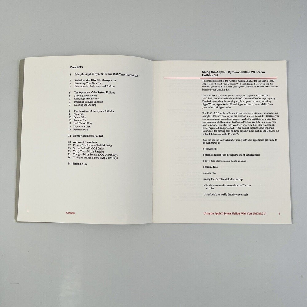 Apple II Utilities Guide System Utilities ProDOS VTG 1985 #3