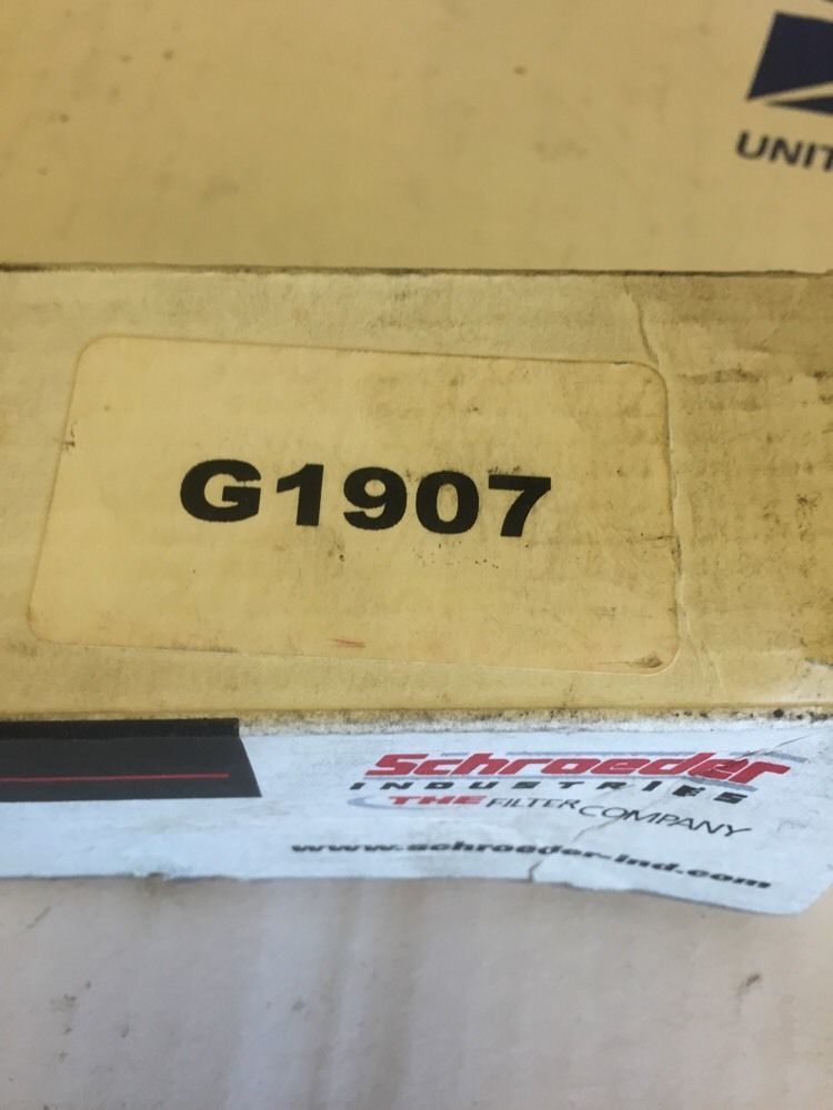 New Schroeder Industries Excellement 2000 Series Filter Element G1907 Warranty!