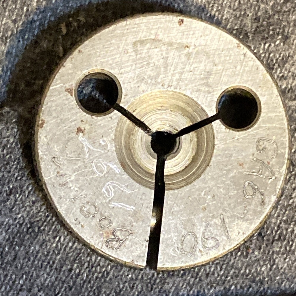 5 40 UNC 3A THREAD RING GAGE #5 .125 NO GO ONLY P.D. = .1069 #5-40 (RT18)