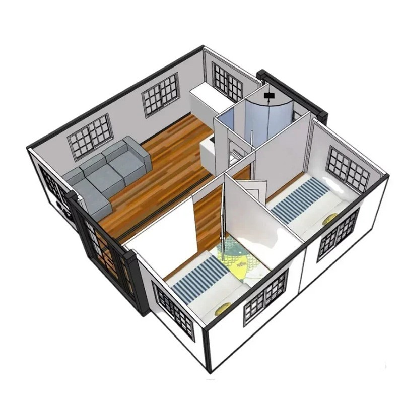 High Quality Expandable Modular House Easily Movable Expandable Container House