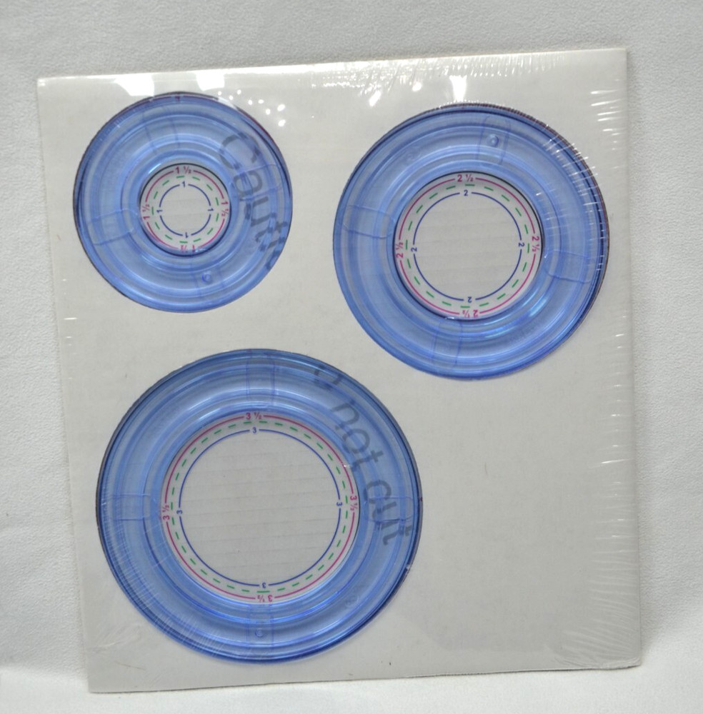 CREATIVE MEMORIES Custom Cutting System - 3 Blade Cartridges, Mat, Circle & Oval