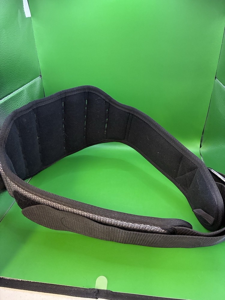Nike Structured Weight Lifting Training Belt Black/Grey Size Large