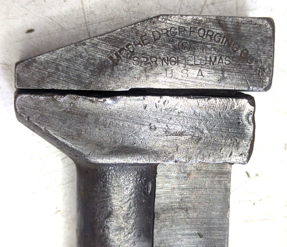 Vintage Moore Drop Forging Co. Monkey Wrench All Metal