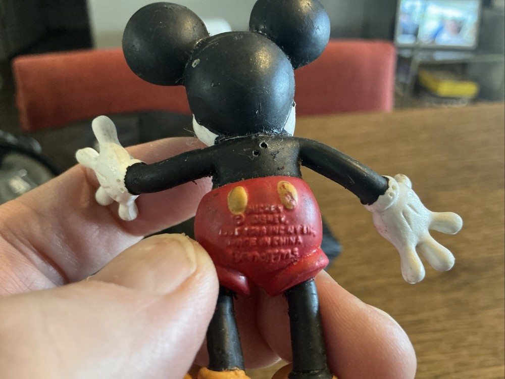 Vintage DisneyMickey Mouse Bendable 3” Bendems