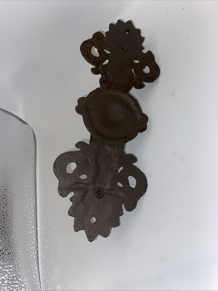 LARGE HANDLE RUSTIC CAST IRON BARN DOOR HANDLES SHED GATE PULL FANCY 9”