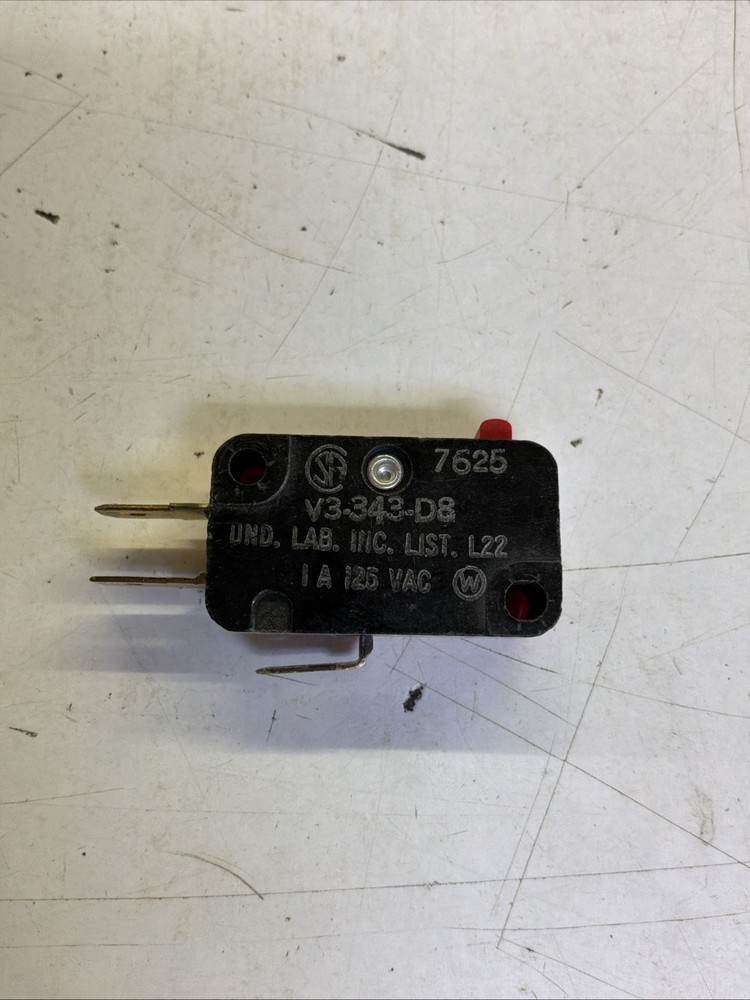 MICRO SWITCH RED SET OF 10 PCS Model # V3-343-D8