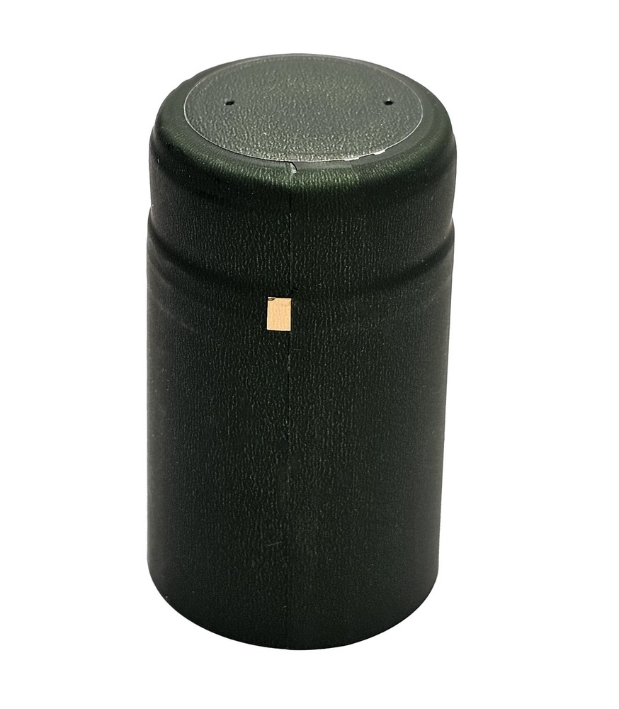 Metallic Green PVC Shrink Capsules-500 Count