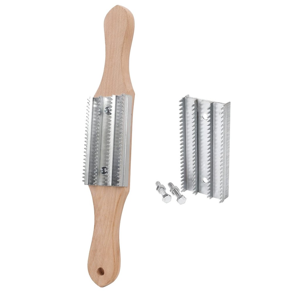 KingTool 15" Buffing Wheel Rake for Compound Cleaning with Buff Rake Metal Pl...