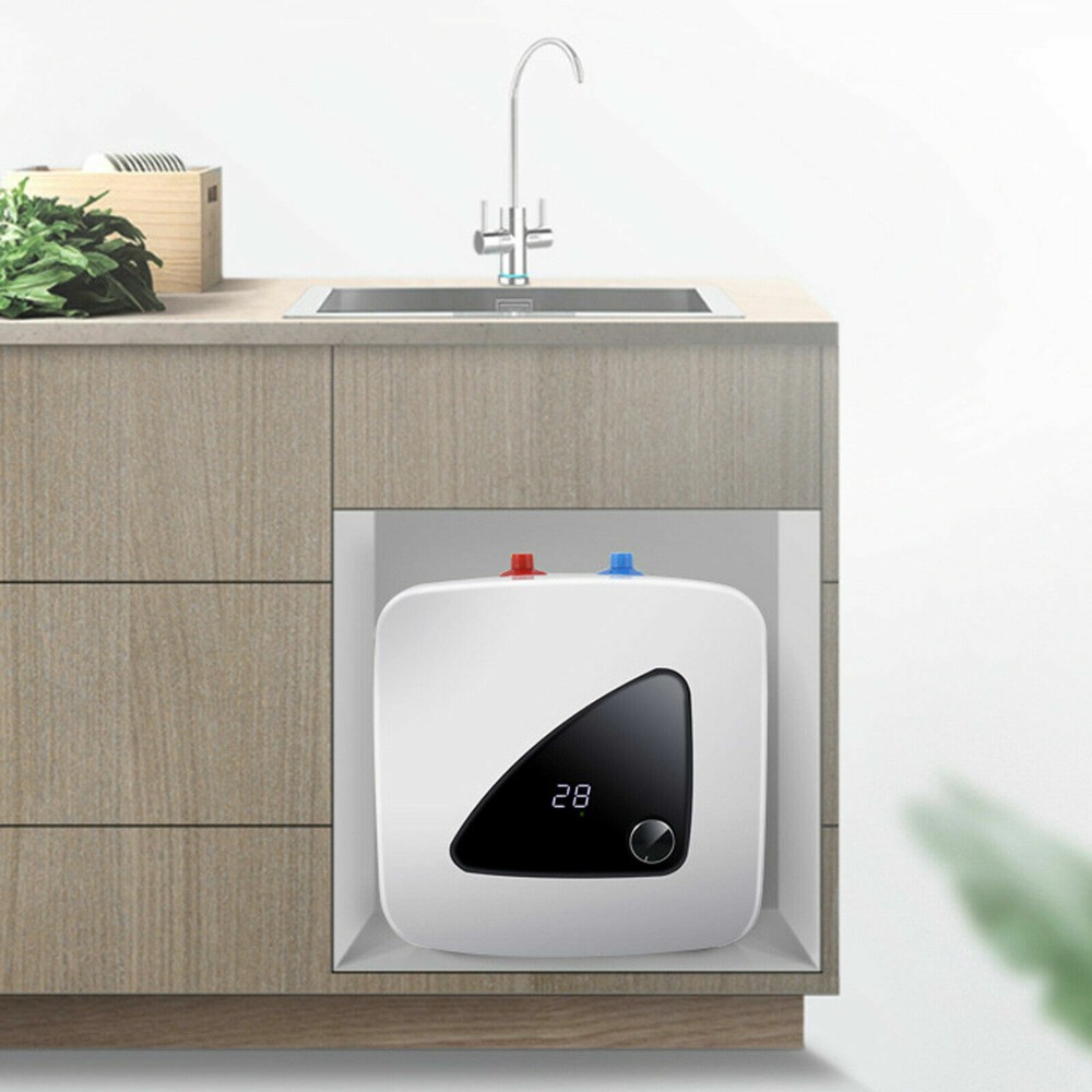 1500W 8L Electric Hot Water Heater 110V Small Compact Tank Bathroom Shower