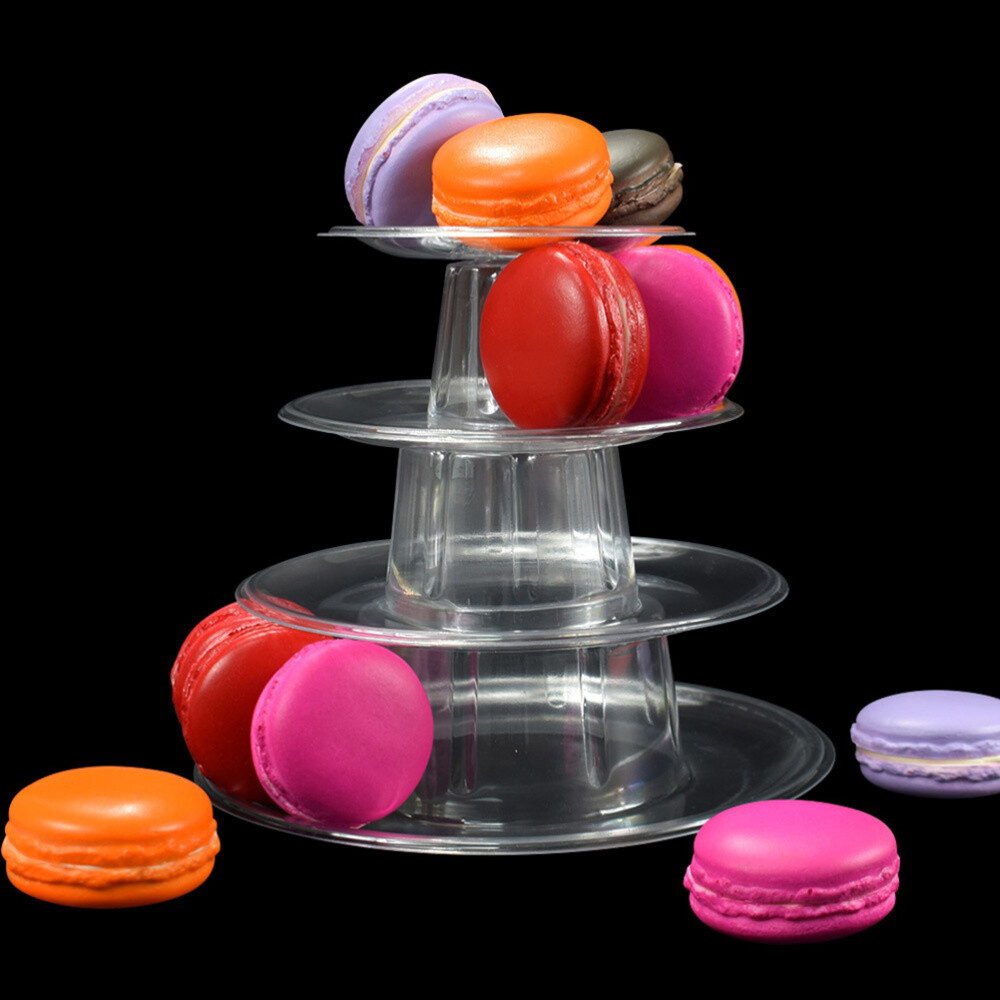 Macaron Tower Stand Cupcake Display Stand Tree Holder Round Cake Dessert Rack
