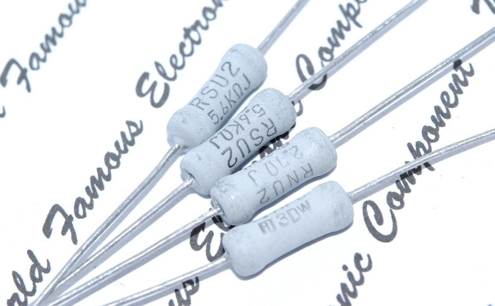 2pcs - RSU2 8.2K (8K2) 2W 5% Wire Wound Resistor