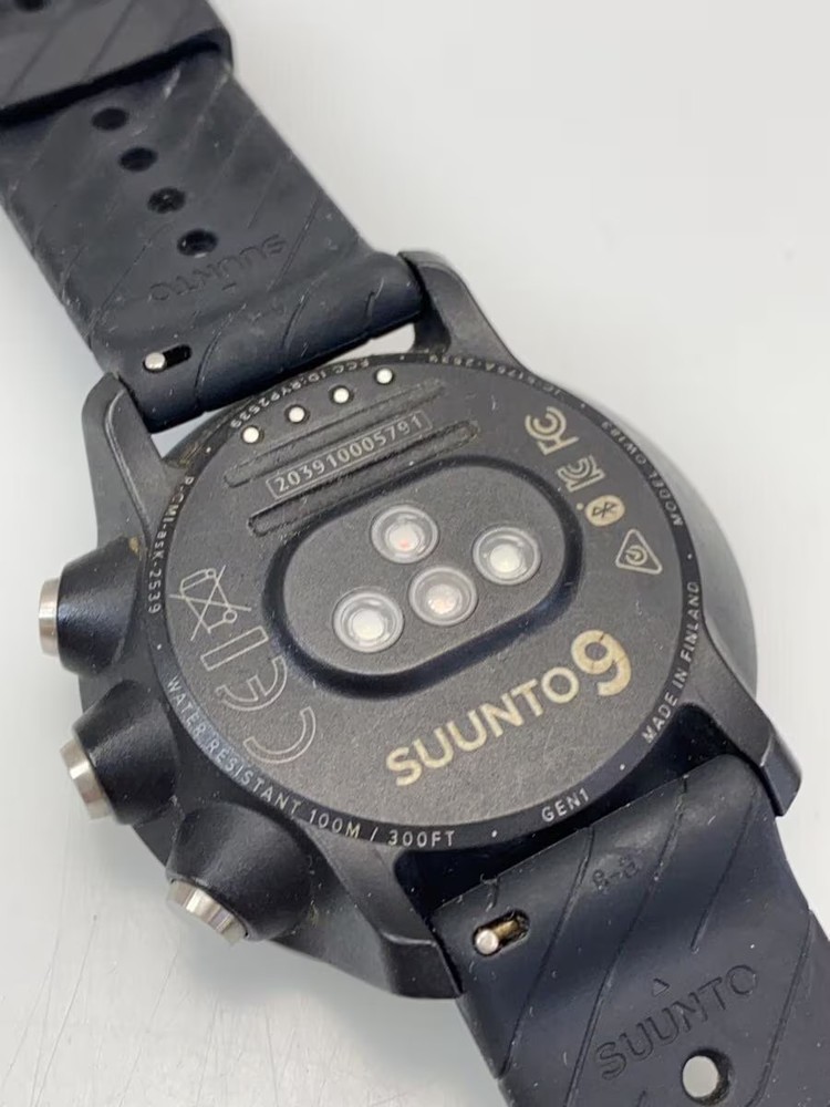 SUUNTO Smart Watch Digital Rubber BLK BLK OW183
