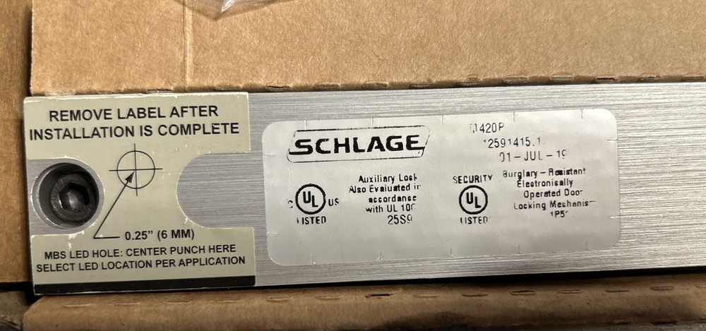 Schlage Locknetics M420 Electromagnetic Lock 12v/24v
