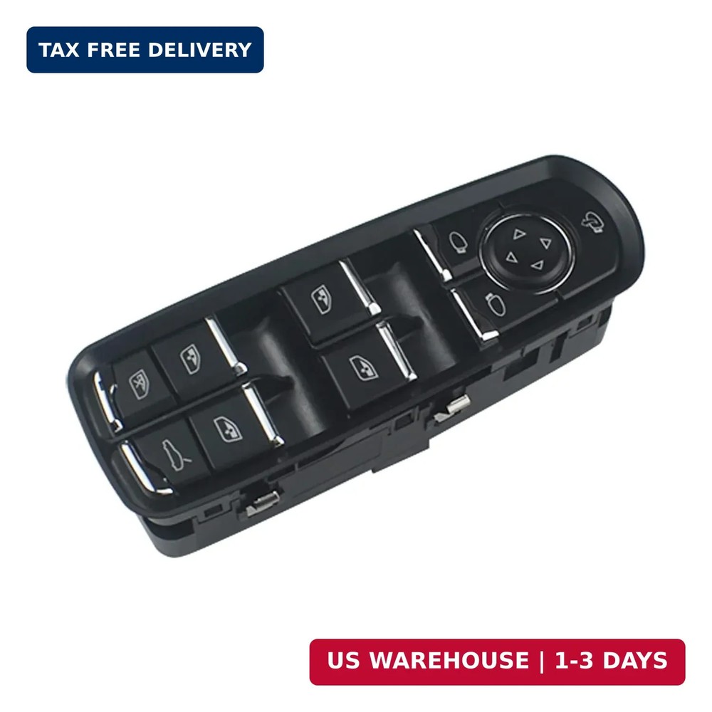 Master Power Window Switch fits Cayenne Panamera Macan 2011-2016, Driver Side Ma