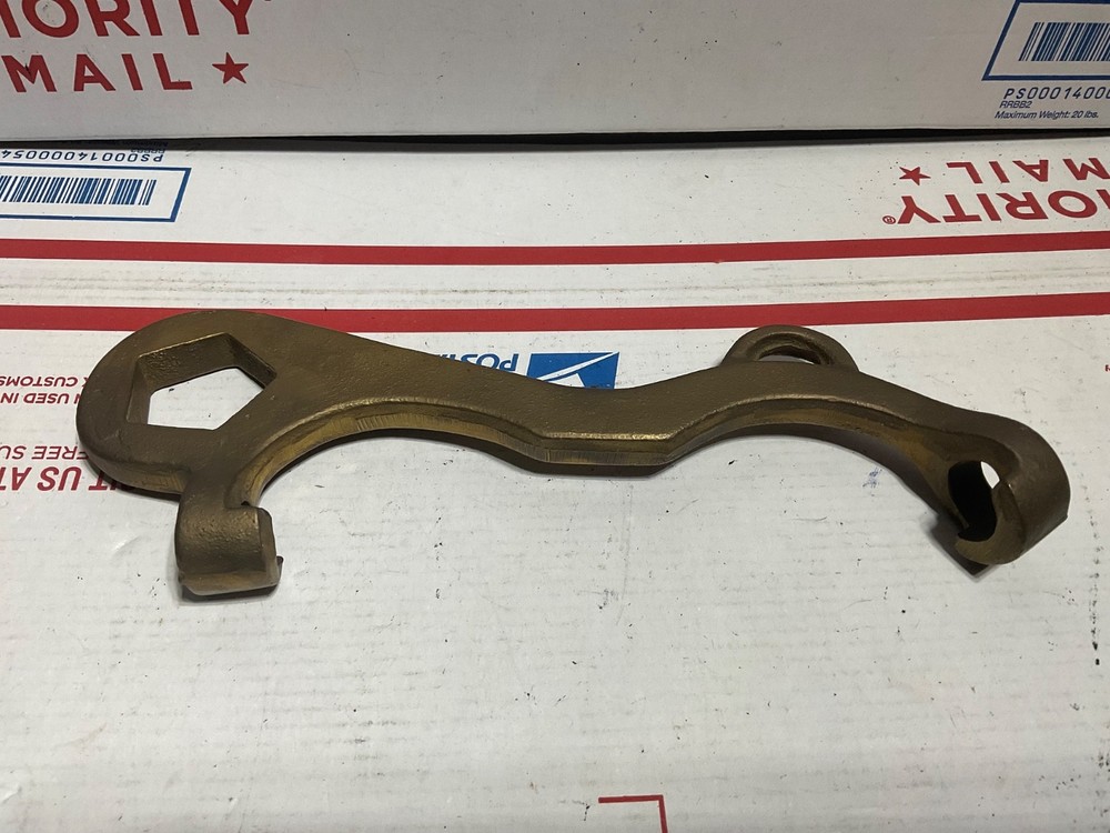 DESCO #160 Brass Wrench Multi Use Spanner Tool