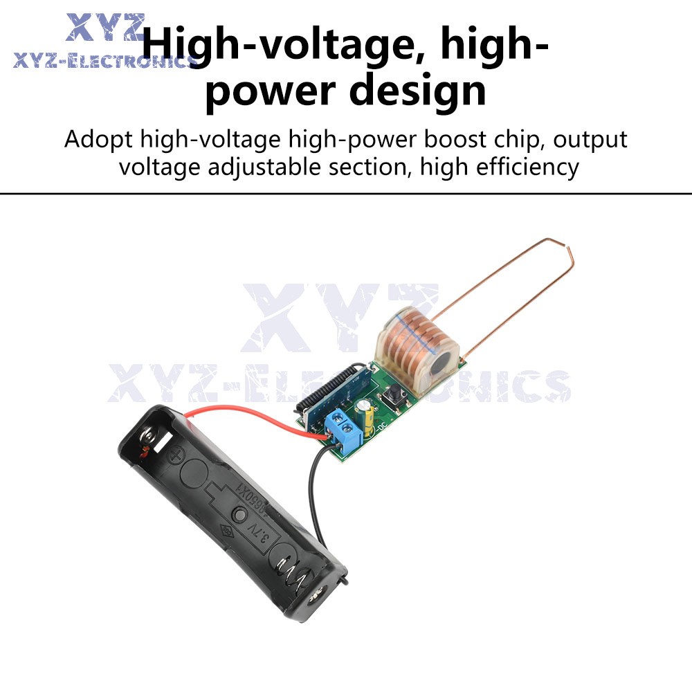 DC 3.7V High Voltage Module 50M Remote Control Arc Igniter Lighter Booster Coil