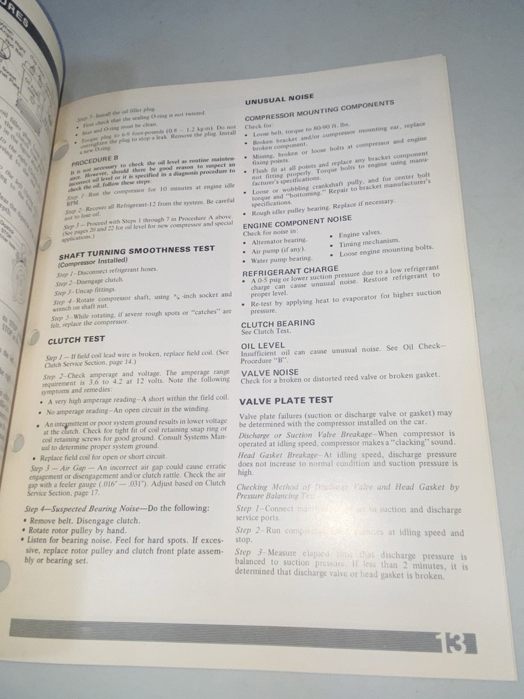 Sankyo International SD-5 Compressor Service Manual