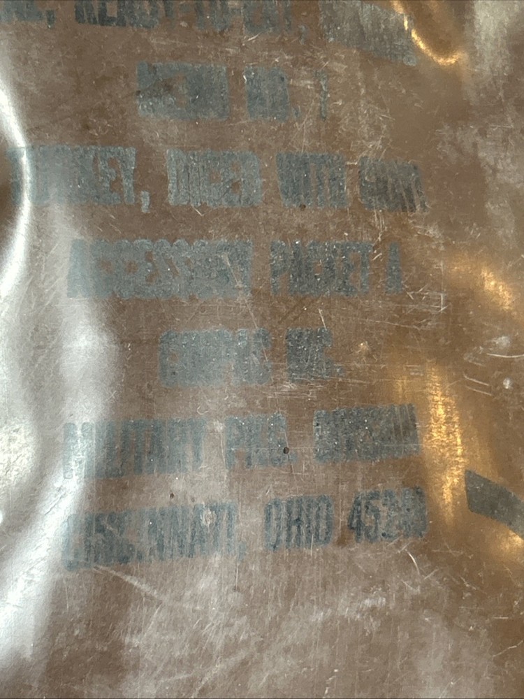 Military bag food