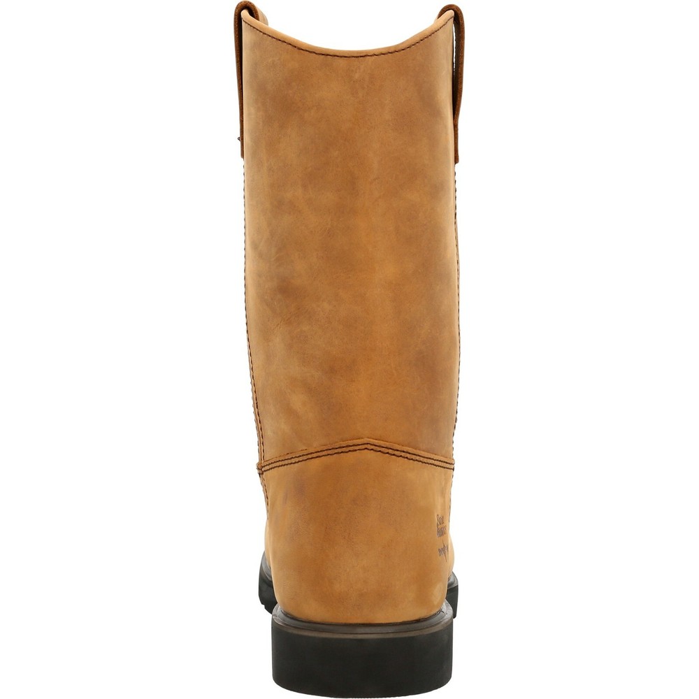 GEORGIA BOOT FARM AND RANCH PULL ON WORK BOOTS G4432 - ALL SIZES - NEW