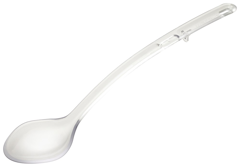 15" Serving Spoon, Clear, PC, Curve (12 Each)