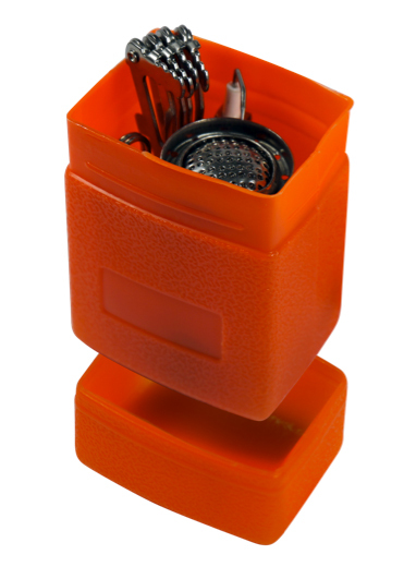 Stove Compact Survival Backpacking Camping Piezo Ignition Cooking Heating Fire