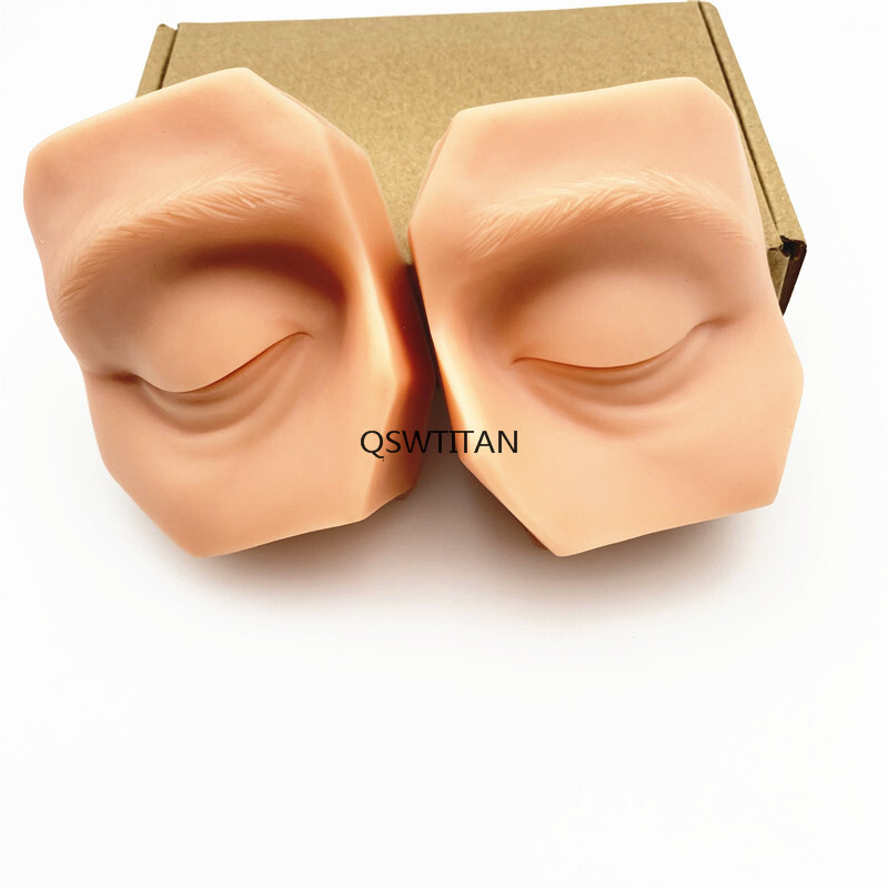 Double Eyelid Suture Training Practice Model Silicone Cosmetic Surgery Model