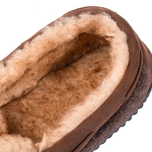 Men's Hearthfire Memory Foam Moc Slipper 10 Mocha