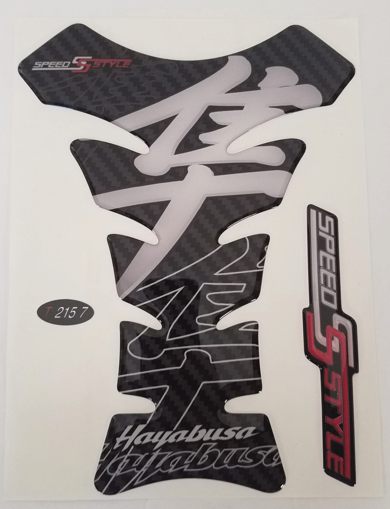 HAYABUSA GRAPHIC TANK PAD & 6pc DECAL STICKER SET
