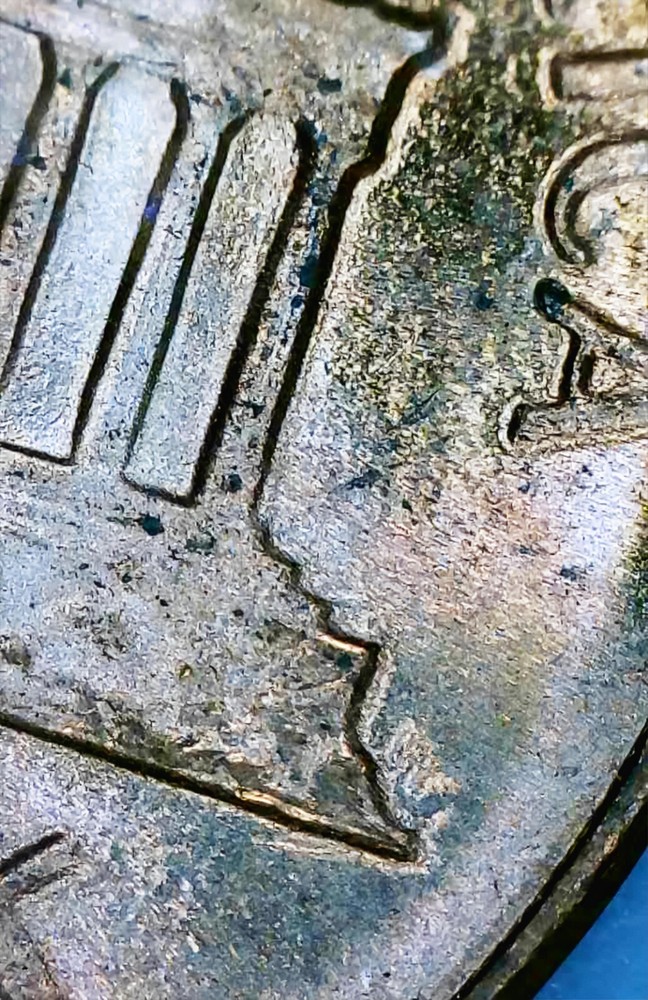 1964-D Uncirculated Lincoln Error Cent - DDR, L-Rim Strike, and Missing FG!