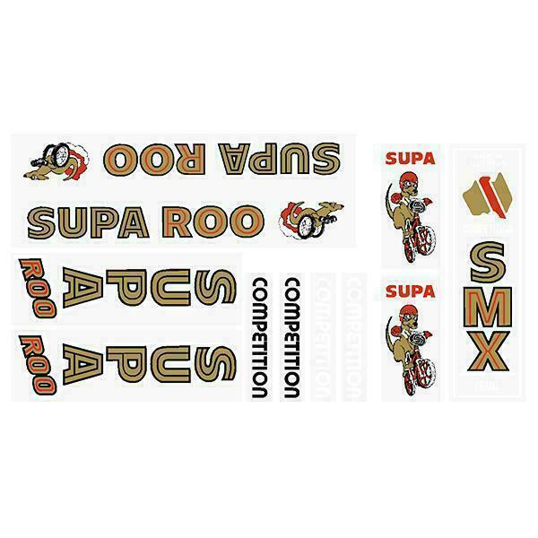 Suparoo SMX decal set - old school bmx