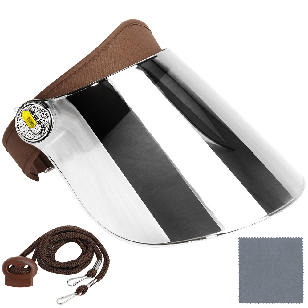 Sun Visor Hat Cap UV Protection - Premium Adjustable Solar Headband Face Shield