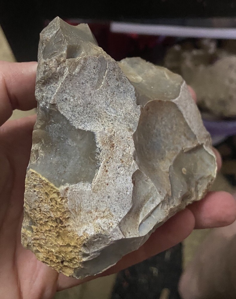 14.22oz Georgetown Flint Rock Quality Knapping Fire Making (Artifact?)