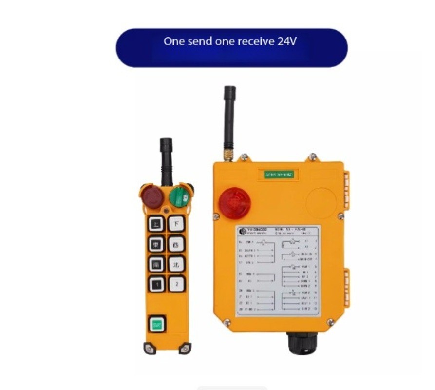 F24-8D Industrial Wireless Remote Controller with Emergency Stop Key