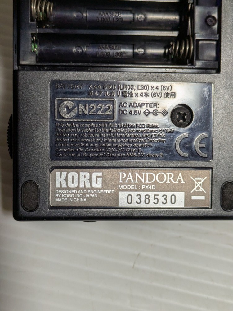 Korg Pandora PX4D Guitar Multi Effects Processor