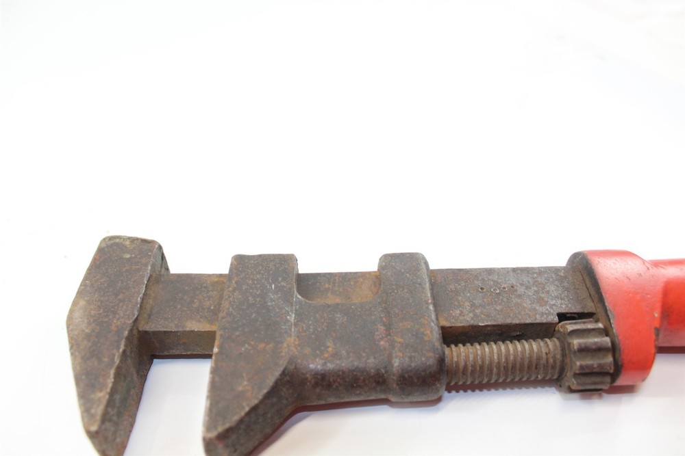 Vintage Adjustable Hammerhead Monkey Wrench 12" With Wood Handle