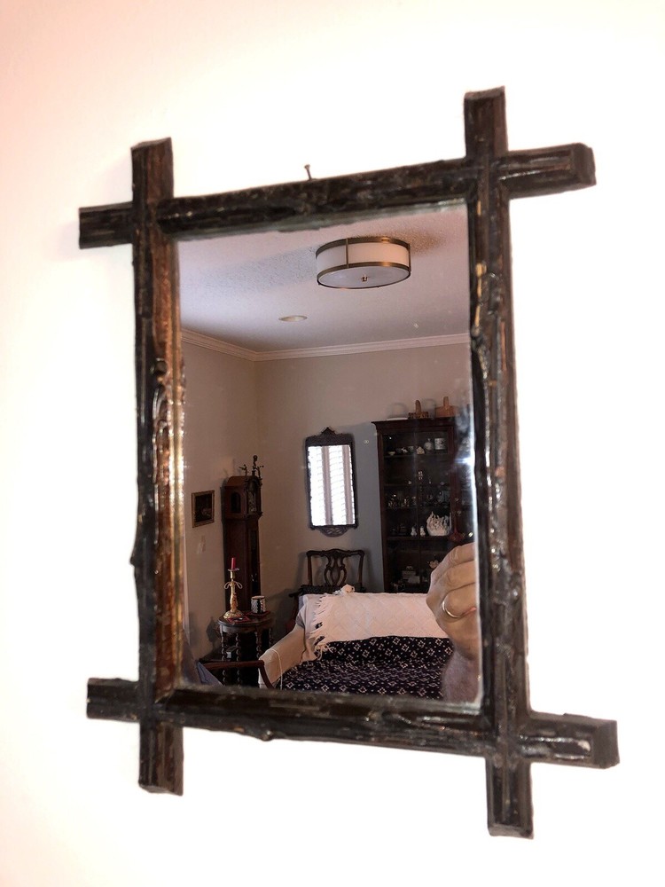 Antique 1800’s Wood Mirror