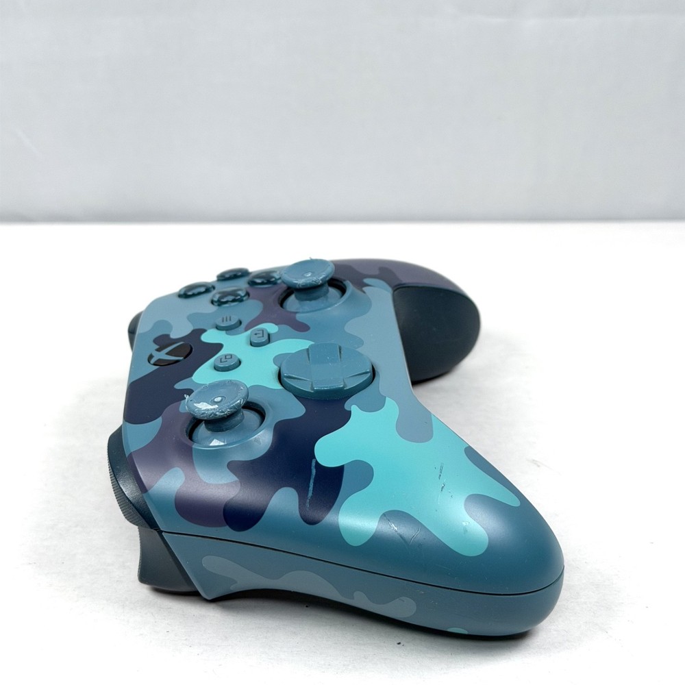 Microsoft Xbox One Wireless Controller 1914 / Blue Camo Edition / Tested / Works
