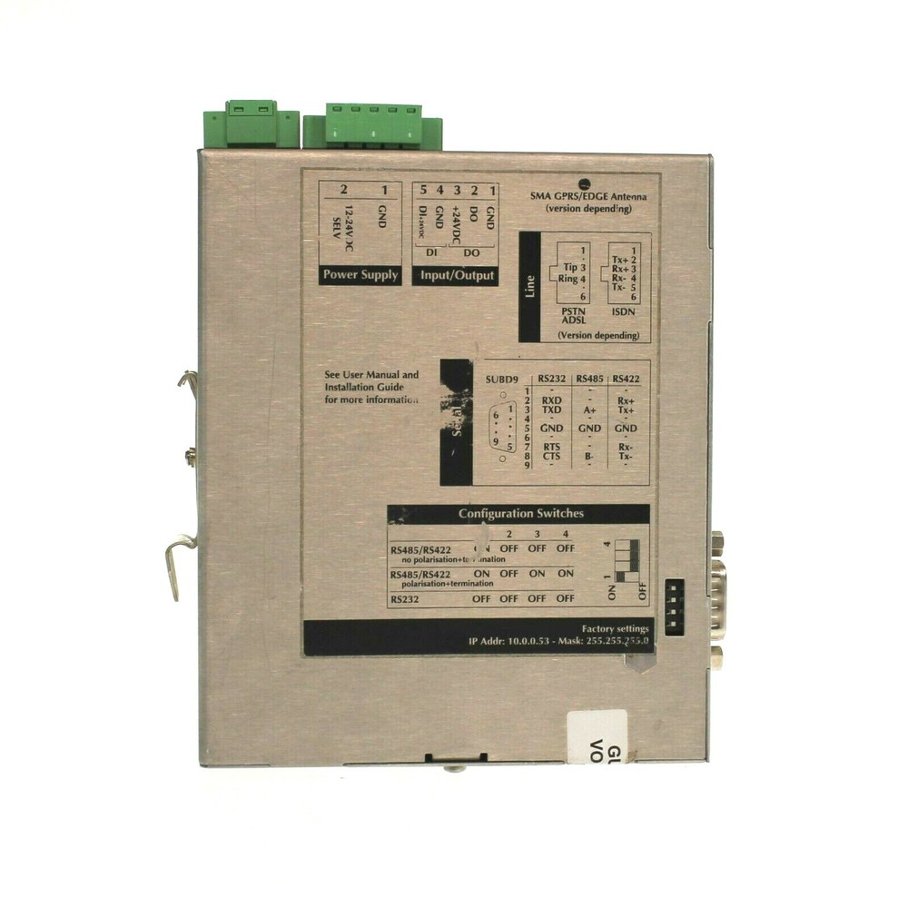 Spectrum Controls WP46201 WebPort Programmable Ethernet Gateway and Router