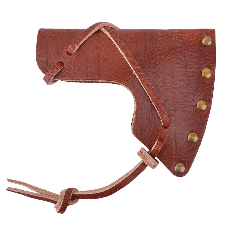 Cowhide Leather Hatchet Axe Head Cover Sheath , Leather Axe Hatchet Protectors